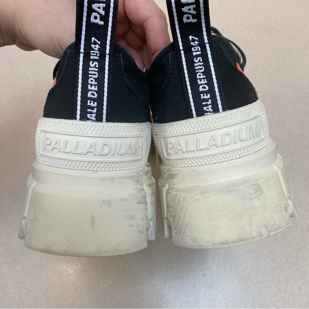 Palladium lo revolt tx Black Sneakers with Iridescent Detail, women’s size 10 - Picture 6 of 9
